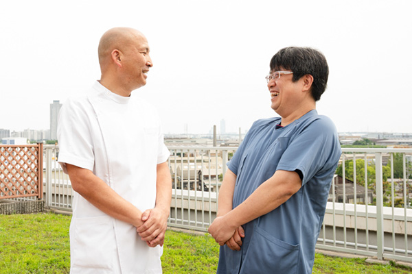 西原先生と山本さん