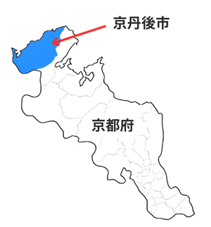 京丹後市の場所